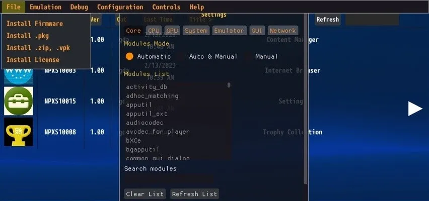 Vita3K2025°汾v0.2.0-12 Ѱ