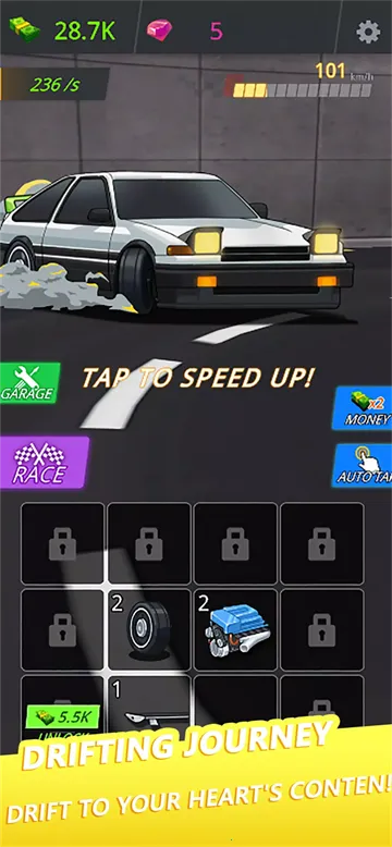 放置漂移(赛车漂移游戏)