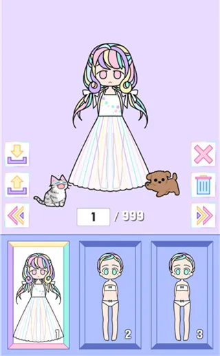 缤纷女孩换装游戏 缤纷女孩换装游戏